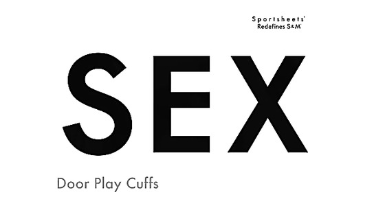 Sex and Mischief Door Play Cuffs by Sportsheets - Commercial