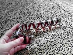 Sweet Candy Cane Glass Dildo Review