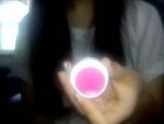 A sweet, shiny, slightly tinted, okay lip balm