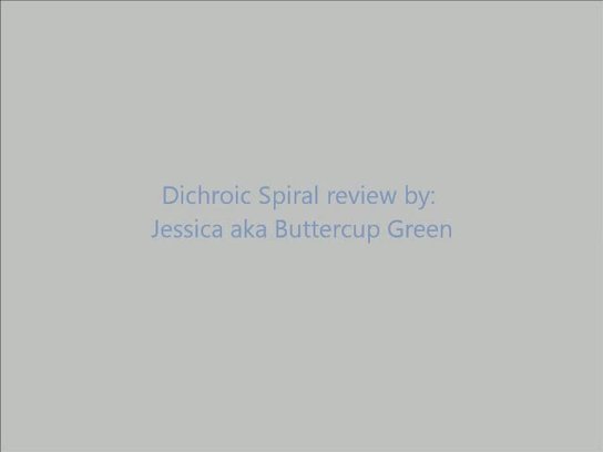 Dichroic Spiral Glass G-spot Dildo Review