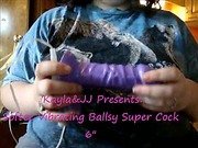 Softee Vibrating Ballsy Super Cock 6 Inch Realistic Vibrator Review